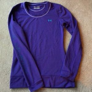 Purple under armour long sleeve